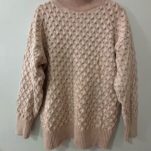 Knox Rose Textured Knit Sweater - Dusty Rose